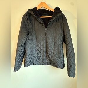 Uniqlo Dark blue Quilted Hooded Jacket